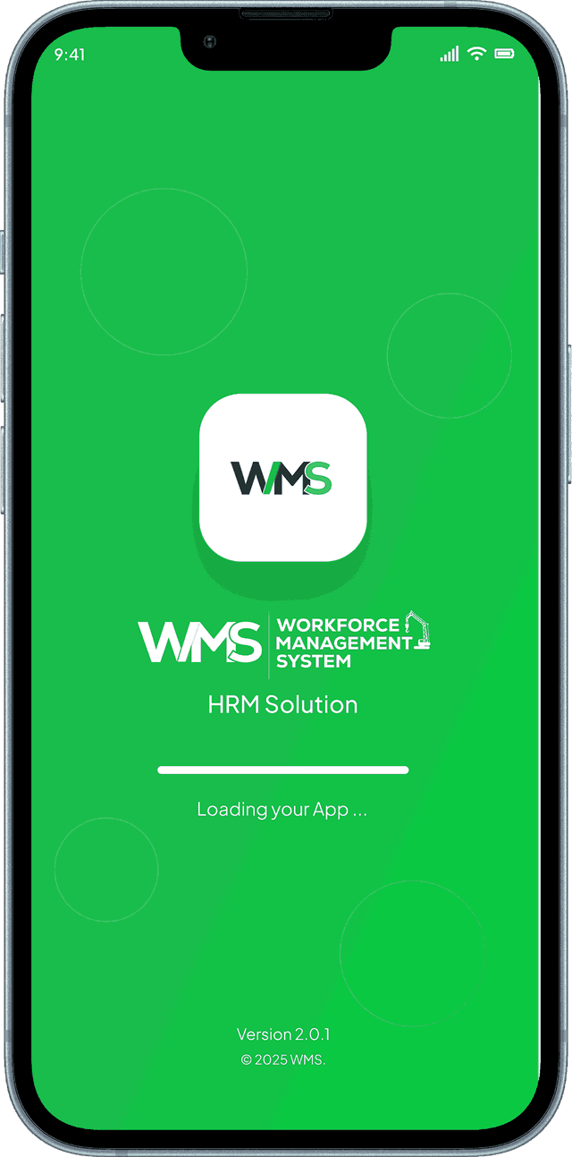 WMS app on mobile phone